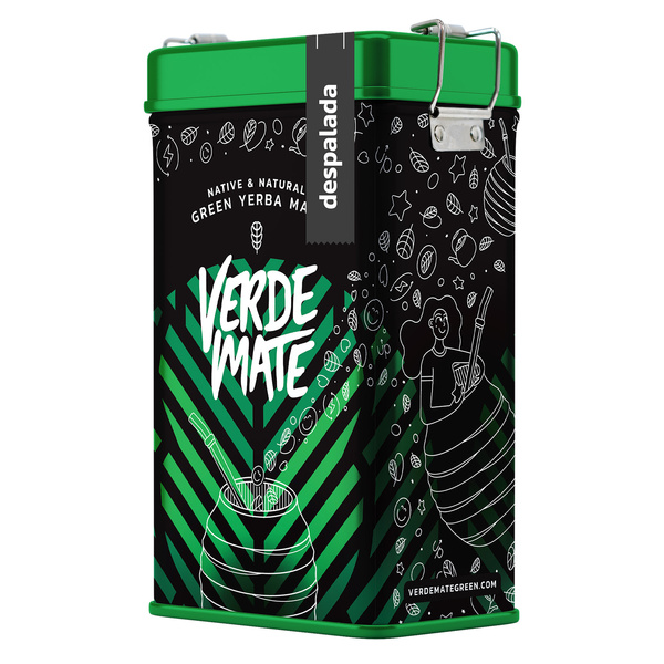 Yerbera – Metallburk + Verde Mate Green Despalada 0,5 kg