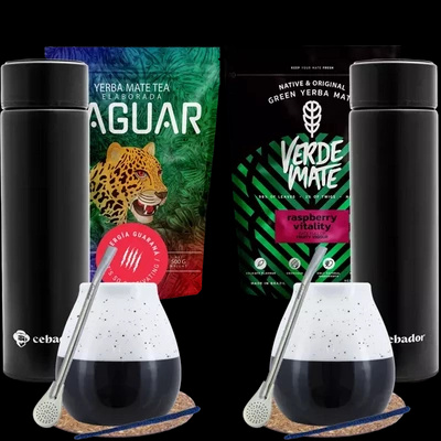 Yerba Mate Set för två + Termos
