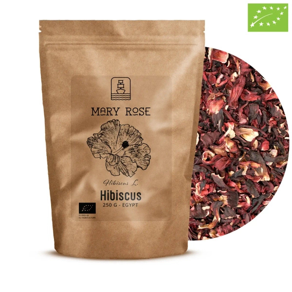 Mary Rose - Hibiskus ekologisk (blomblad) 250 g