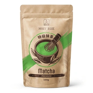 Presentset: premium-matcha + matchawan + bambustillbehör