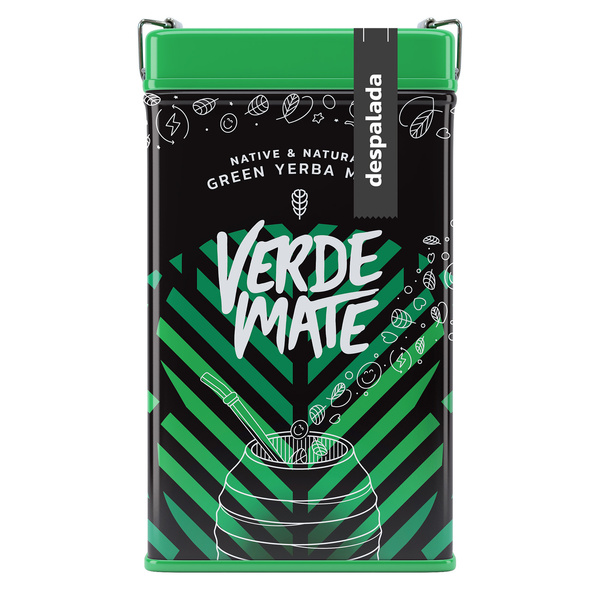 Yerbera – Metallburk + Verde Mate Green Despalada 0,5 kg