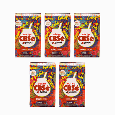 Yerba Mate 2,5KG CBSe ENERGIA GUARANA 5x500g