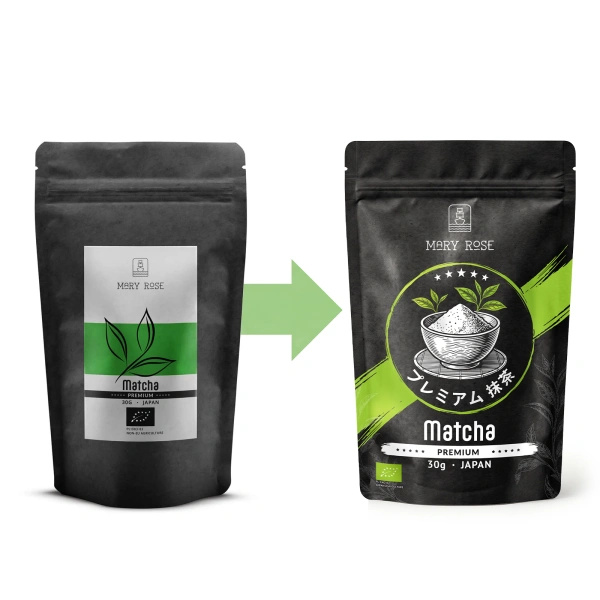 Presentset: japanskt premiummatcha + matchawan + bambutillbehör