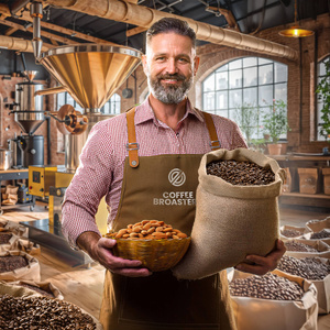 Bro Coffee Roastery - Hela bönor kaffe Brazil Cerrado Premium 1 kg