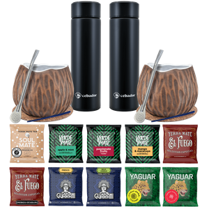 Yerba Mate termos bombilla set för två 500 g