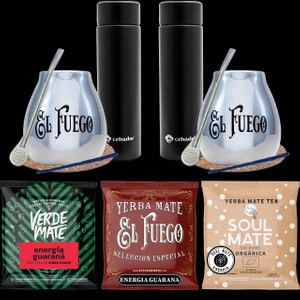 PREMIUM termos yerba Mate Set för par
