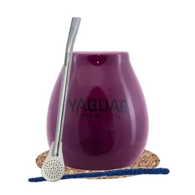 Yerba mate med kalebass + Bombilla