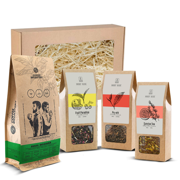 Presentset med kaffe Bro Coffee Roastery och te Mary Rose