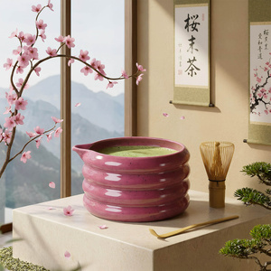 Matchawan – Matcha–skål i keramik med pip – Beri