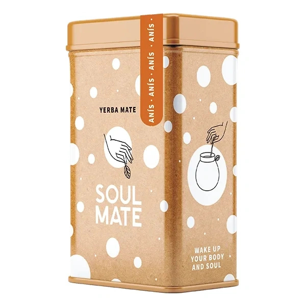 Yerbera – Metallburk + Soul Mate Orgánica Anís 0,5 kg