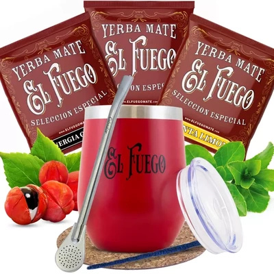 Yerba Mate startpaket El Fuego TermoLid