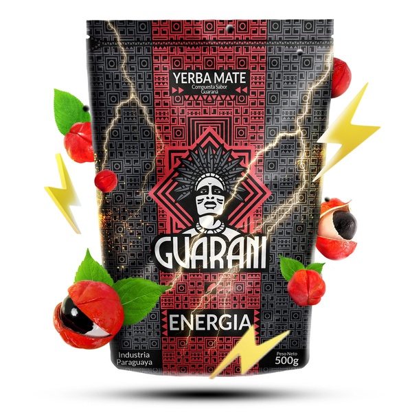 Yerba mate set Guarani 2x500g keramisk kalebass bombilla