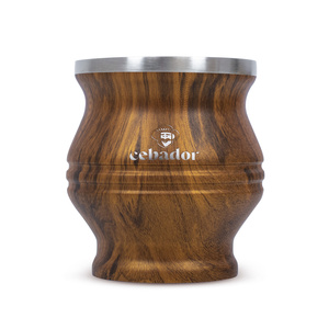 TermoColador – termosmugg för yerba mate – 190 ml (träfärg)