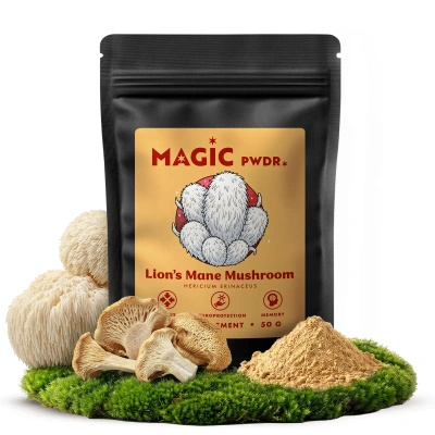 Magic Pwdr – Lion’s Mane – Igelkottstaggsvamp 50 g