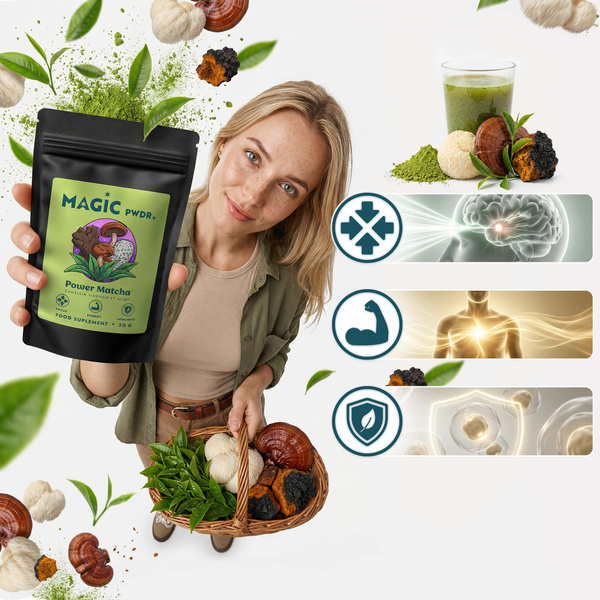 Magic Pwdr – Power Matcha – Energy & Focus Blend 30 g
