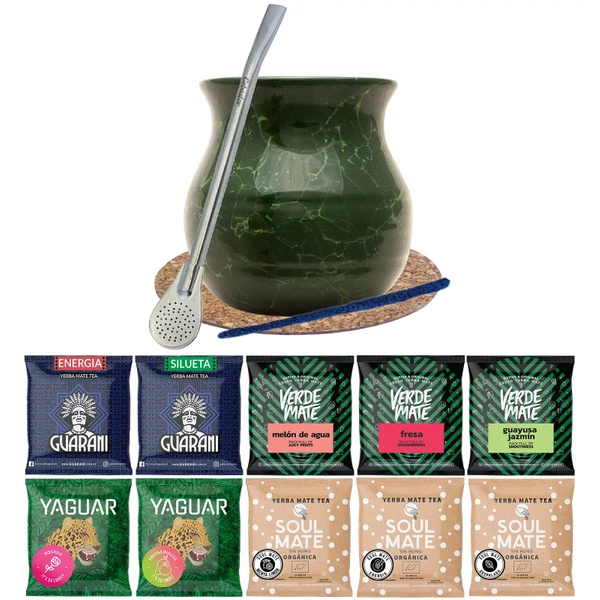 Startpaket Yerba Verde Mate Grön 10x50g