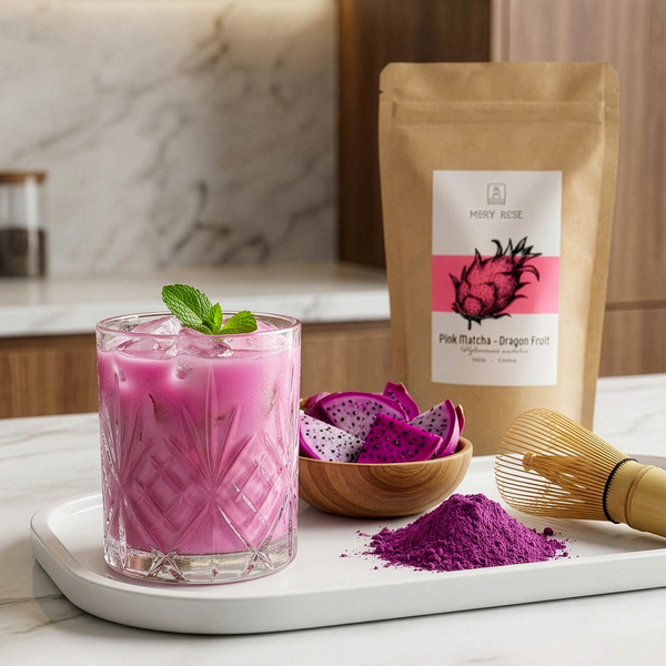 Mary Rose – Pink Matcha – Drakfrukt (pulver) 100 g