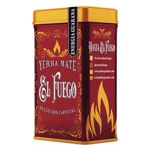 Yerbera – Metallburk + El Fuego Energia Guarana 0,5 kg
