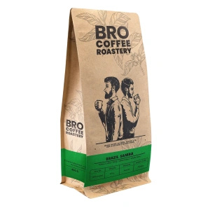 Bro Coffee Roastery – Hela bönor kaffe Brazil Samba Premium 400 g
