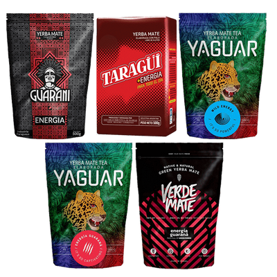 Yerba Mate Energia 5x0,5kg Olika märken