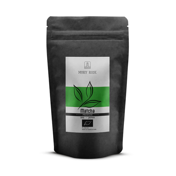 PREMIUM-set för att tillreda matcha-te: japansk ekologisk matcha 30g + tillbehör