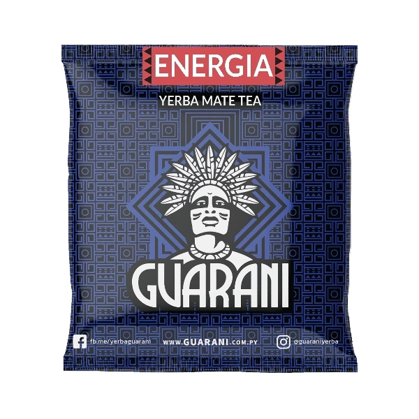 Yerba Mate-set: El Fuego 1kg + prov Guarani Energia 50g