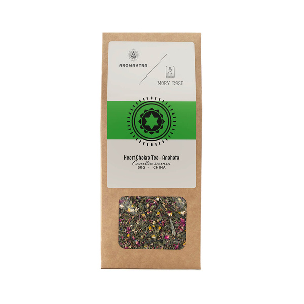 Aromantra x Mary Rose – Hjärtchakra Te Anahata (grönt te) 50 g