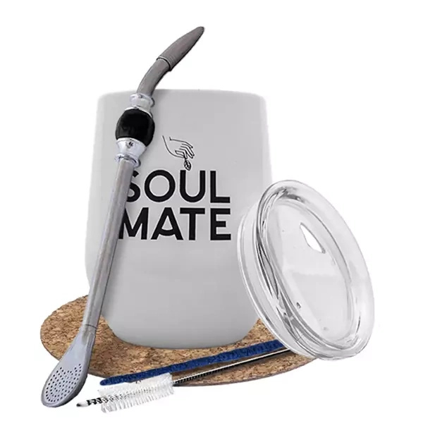 Yerba Soul mate set TermoLid madrass bombilla