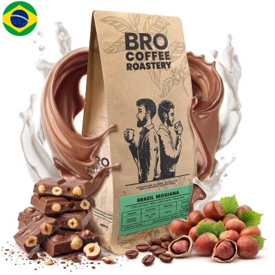 Bro Coffee Roastery – Hela bönor kaffe Brazil Mogiana Premium 400 g
