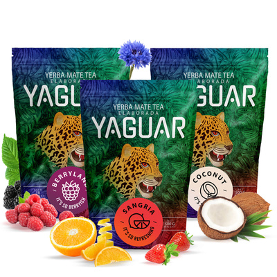Trio yerba mate Yaguar startpaket för nybörjare