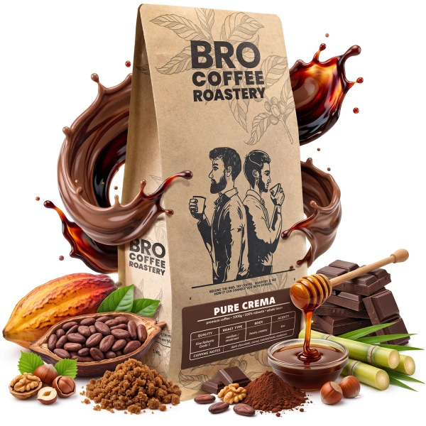 Bro Coffee Roastery – Hela bönor kaffe Pure Crema 1 kg