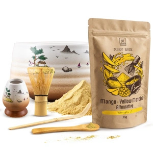 Set för att tillreda Yellow Matcha