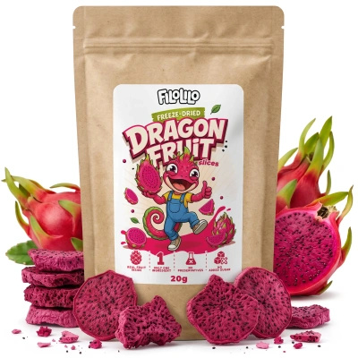 FiloLilo – Frystorkad drakfrukt (skivor) 20 g