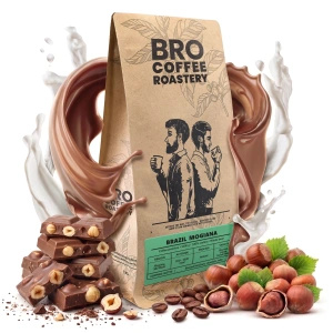 Bro Coffee Roastery – Hela bönor kaffe Brazil Mogiana Premium 1 kg