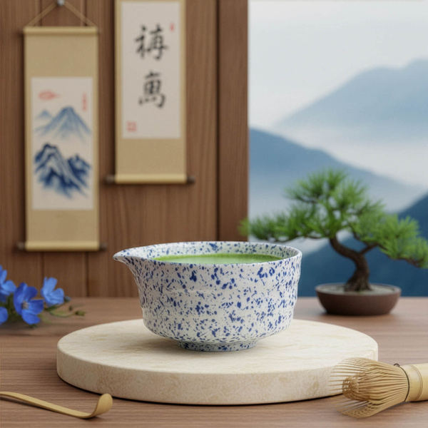 Set för bryggning av Matcha te: matcha 100g + tillbehör