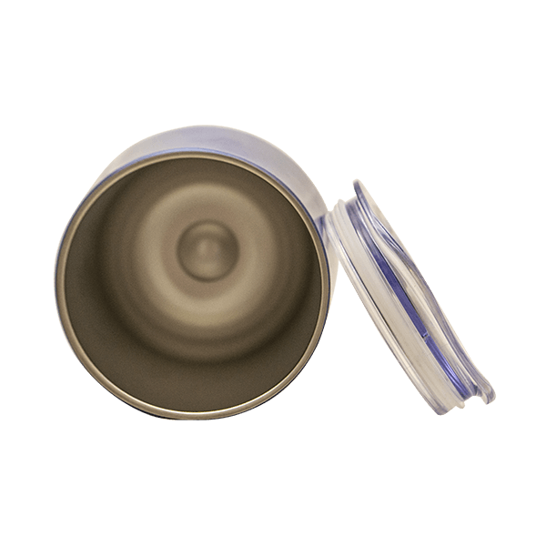 TermoLid – termomugg för yerba mate med lock – Yaguar (gul) – 350 ml