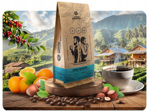 Bro Coffee Roastery - Hela bönor kaffe Brazil Guaxupe Premium 400 g