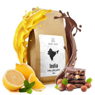 Mary Rose - kaffe med hela bönor Indien Karnataka premium 400 g