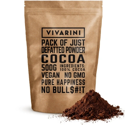 Vivarini – Alkaliserad kakao mörk (pulver) 0,5 kg