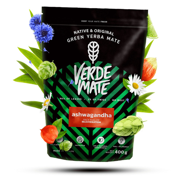 Yerba Mate Set Verde Mate 400g 0,4kg Yerbomos XL + Kalebass + Bombilla