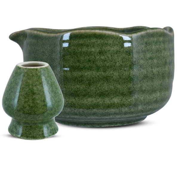 Set med tillbehör bryggning av Matcha te