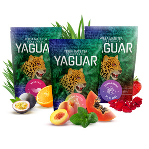 Yerba Mate Yaguar Fruktpaket 3x500g 1,5kg