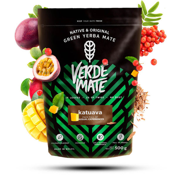 Yerba Verde Mate Katuava Temperamento 1kg set för två