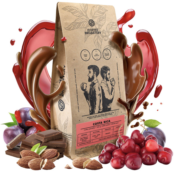 Bro Coffee Roastery - Hela bönor kaffe Costa Rica San Rafael Speciality 400 g