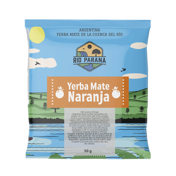 Yerba Mate Rio Parana 7x50g provset + tillbehör