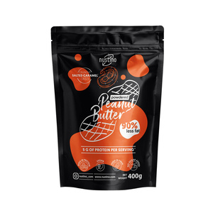 Nustino – Jordnötssmör i pulverform – Salted Caramel (utan tillsatt socker) 400 g