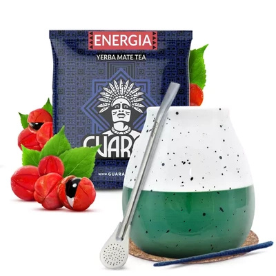 Yerba mate set Verde Mate keramisk kalebass bombilla