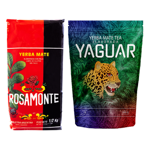 Yerba Mate Rosamonte + Yaguar 2x500g 1kg