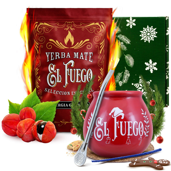 Vinterpresentpaket Yerba Mate El Fuego Energia 0,5kg