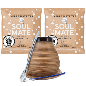 Yerba mate set Bombilla Calabach Matero
